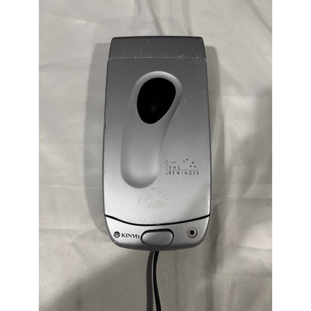Kinyo 1-Way VHS Video Cassette Tape Rewinder UV-428 Silver